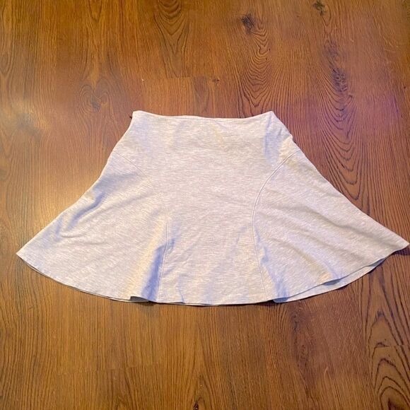 🌷 Banana Republic🌷 Light Gray Short A Line Flare Mini Skirt - Picture 8 of 8